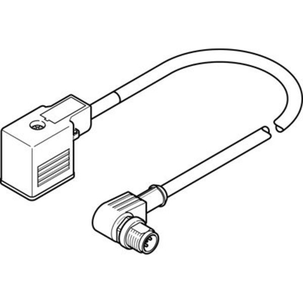 Festo Connecting Cable NEBV-B2W3F-P-K-0.6-N-M12W3 NEBV-B2W3F-P-K-0.6-N-M12W3